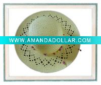 Ladies summer lala straw floppy hat