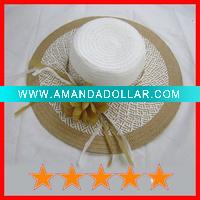 Cheap two tone ladies summer hats(SU-SH3482)