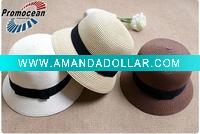 paper straw hat