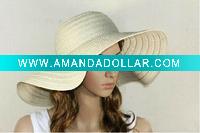 girls fashion beach straw hats