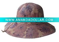 Wholesale Fashion Straw Floppy Hat With Printed Pattern For Ladies
