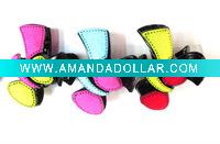 plastic bow hair claw clips