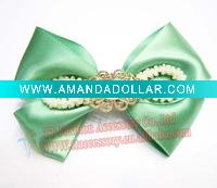 Wholesale fashion grosgrain ribbon hair accessories clips bows