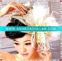 Wholesale Noble make feather hair accessories accessories feather hair bands hair accessories feathers bows