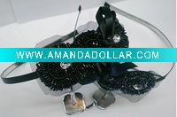 charm bow rhinestone headband