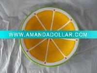Round Dolomite Orange Plate&Dishes