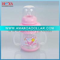 Wholesale PP STANDARD CALIBER BABY DRINKING BOTTLE WITH DOUBLE HANDLE