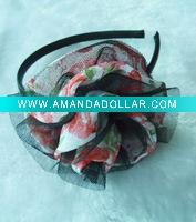 chiffon flower alice band