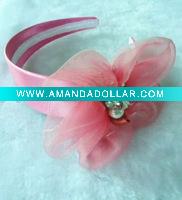 chiffon flower alice band