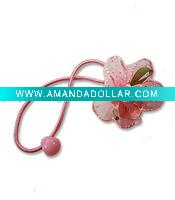 Wholesale Fashion Flower Ponytail holder