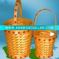 all-purpose and durable bamboo cane basket