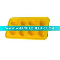 Christmas Gift Fruit Shape Silicone Ice Cube Tray with Custom Logo