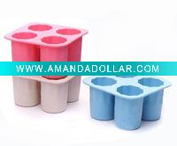 Cup-Shaped Silicone Ice Cube Tray