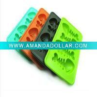 Wholesale Household cute fish shape silicone ice tray