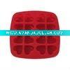 Wholesale Heart shape silicone Ice tray(CXIT-5030)