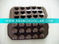 heart shape silicone ice tray