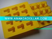 2012 beautiful and fashion silicone ice cube tray