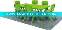 CHILDREN PLASTIC DESK AND CHAIR