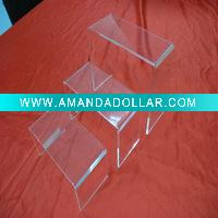 acrylic end table