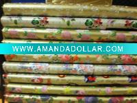 Wholesale Roll Vinyl Table Cloth with Non-woven Backing