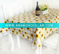 Embossed Table Cloth with Flannel Backing