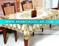 Wholesale PVC GOLDEN TABLE CLOTH ZT-369A 150X225CM / 60"X90"