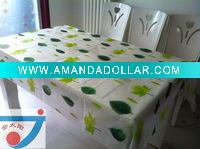 Wholesale factory supply 2012 new design printed PE / PEVA table cloth