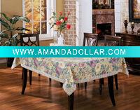 plastic pvc table cloth