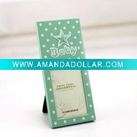 Wholesale [aluminum]metal cute mini baby photo frame