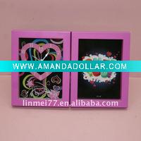 3in heart shaped picture frame