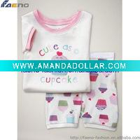 Wholesale 2011 summer hot sell kids pajamas