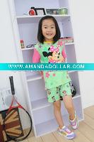 Wholesale kids cute summer clothing/girls summer suit/kids clothing/baby pajamas