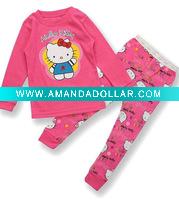 Wholesale kids pajamas,100%cotton.2012 designs