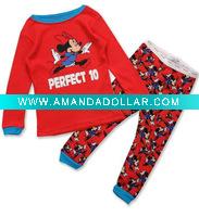 Wholesale kids pajamas,100%cotton.2012 designs