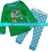 Wholesale kids pajamas,100%cotton.2012 designs