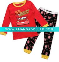kids pajamas,100%cotton.2012 designs