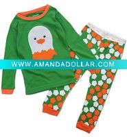 kids pajamas,100%cotton.2012 designs