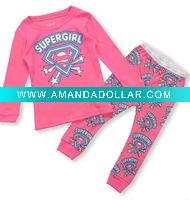 Wholesale kids pajamas,100%cotton.2012 designs