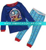 kids pajamas,100%cotton.2012 designs