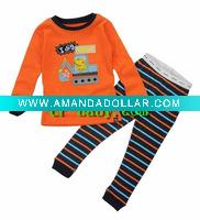 Wholesale 2012 new designed children/kid/baby Long seelve cute pajamas/homewear sets