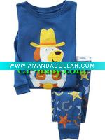 Wholesale CP baby pajamas clothing/girls summer sleepwear/kids bear pajamas sleepwear