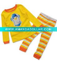 Wholesale kids pajamas,100%cotton.2012 designs