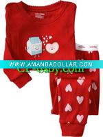 Wholesale CP baby pajamas/new design clothing/kids bear sleepwear