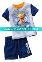Wholesale kids pajamas,100%cotton.2012 summer designs