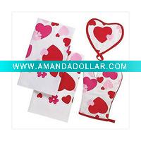 Wholesale 2012 New design kitchen fabric set popular in EU market