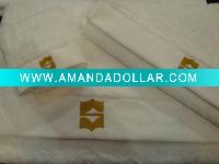cotton hotel towel set/stain hotel towel/towel set
