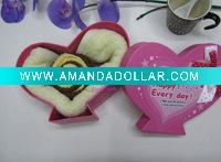 Wholesale Latest 100% cotton cake towel gifts set(WBC-022)