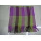 Wholesale Fashionable Plaid knitted scarves shawls multiple colors women's apparel accessories