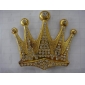 Wholesale Crown design gold plated stylish metal buckle Diamond Sticking for men 9ajn26