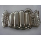 Wholesale Fist design silver plated zinc alloy buckle Diamond Sticking for boys 9ajn30